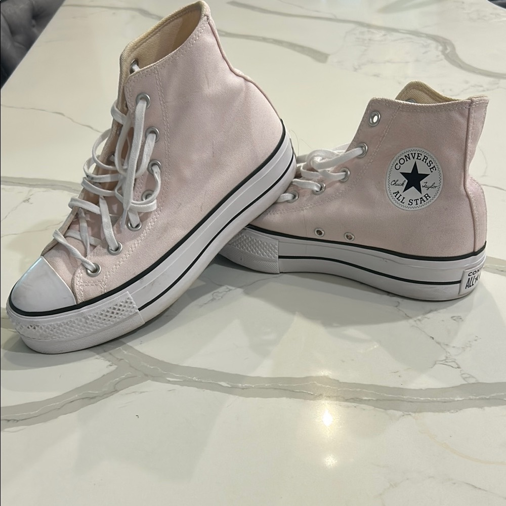 Converse Women's Pink High-Top Sneakers